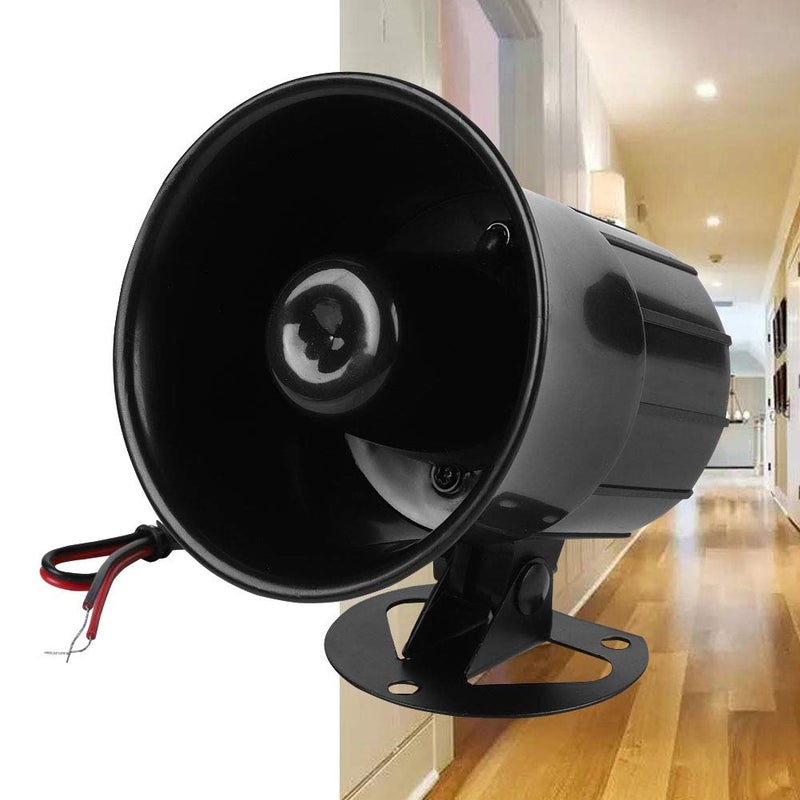 fosa 110dB DC 12V Wired Horn Alarm Siren Speaker Portable 15W / 20W Wired Antitheft Loudspeaker Alarm Siren Speaker for Home Security System - Image 3